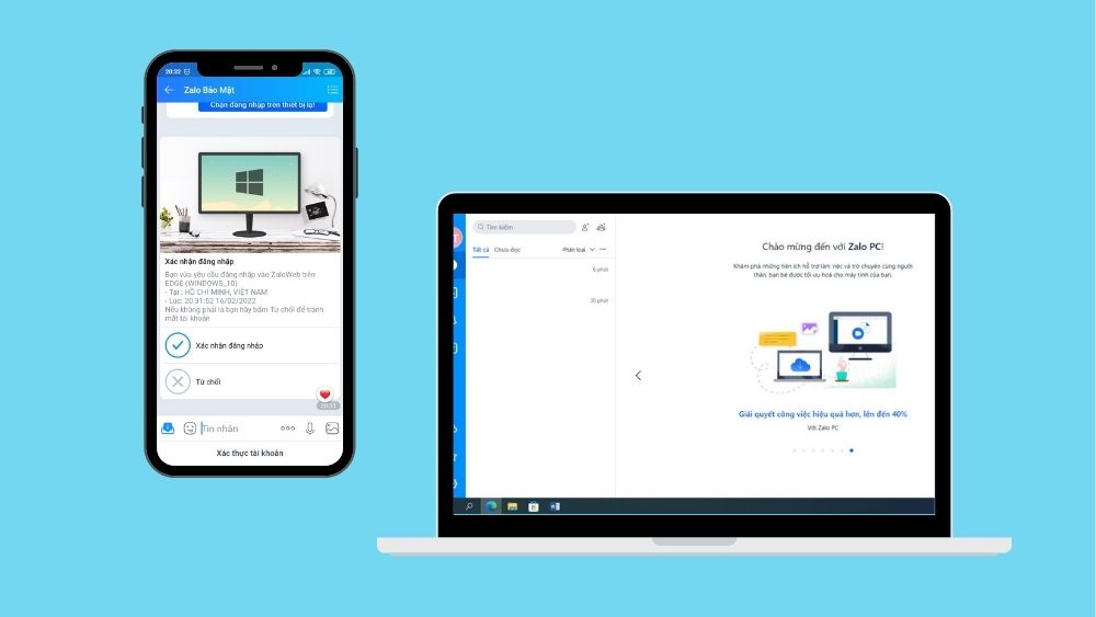Ưu điểm và nhược điểm khi sử dụng Zalo web - Đăng nhập trên Google