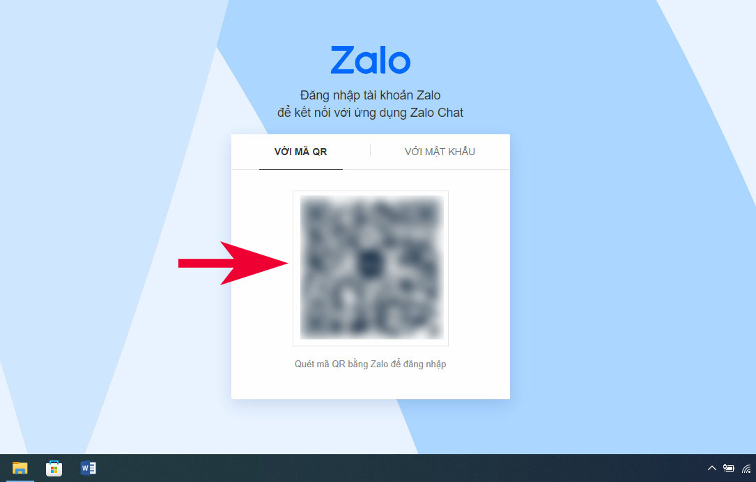 Đăng nhập Zalo web trên Google Chrome bằng mã QR - bước 1