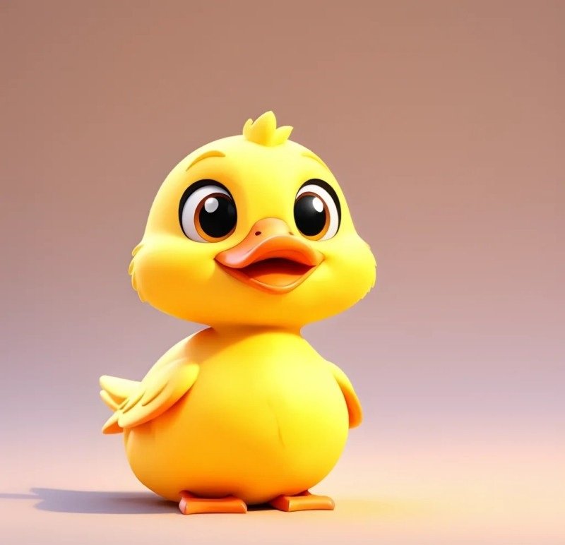 Avatar con vịt dễ thương cho ảnh đại diện