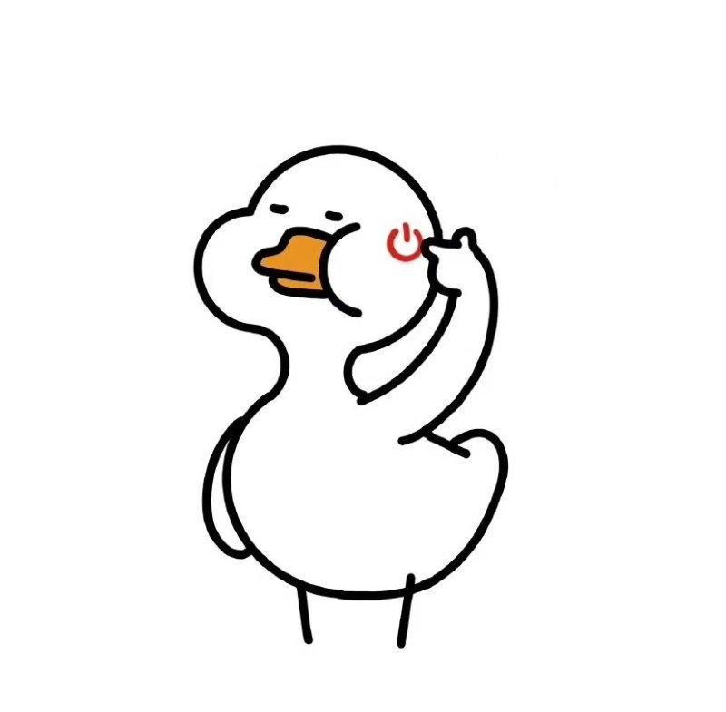 Avatar con vịt cute phong cách hoạt hình