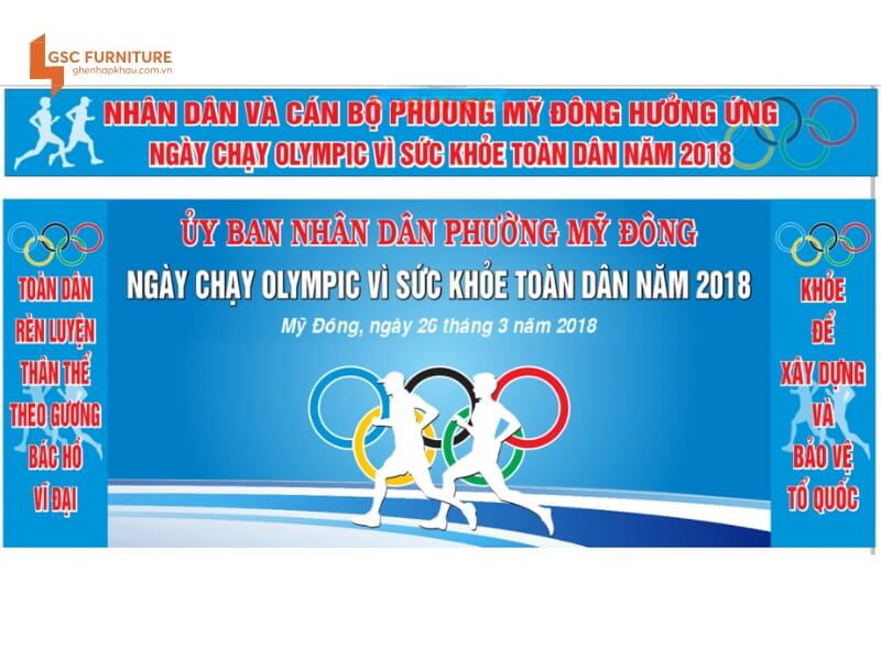 Phông nền Ngày chạy Olympic vì sức khỏe toàn dân
