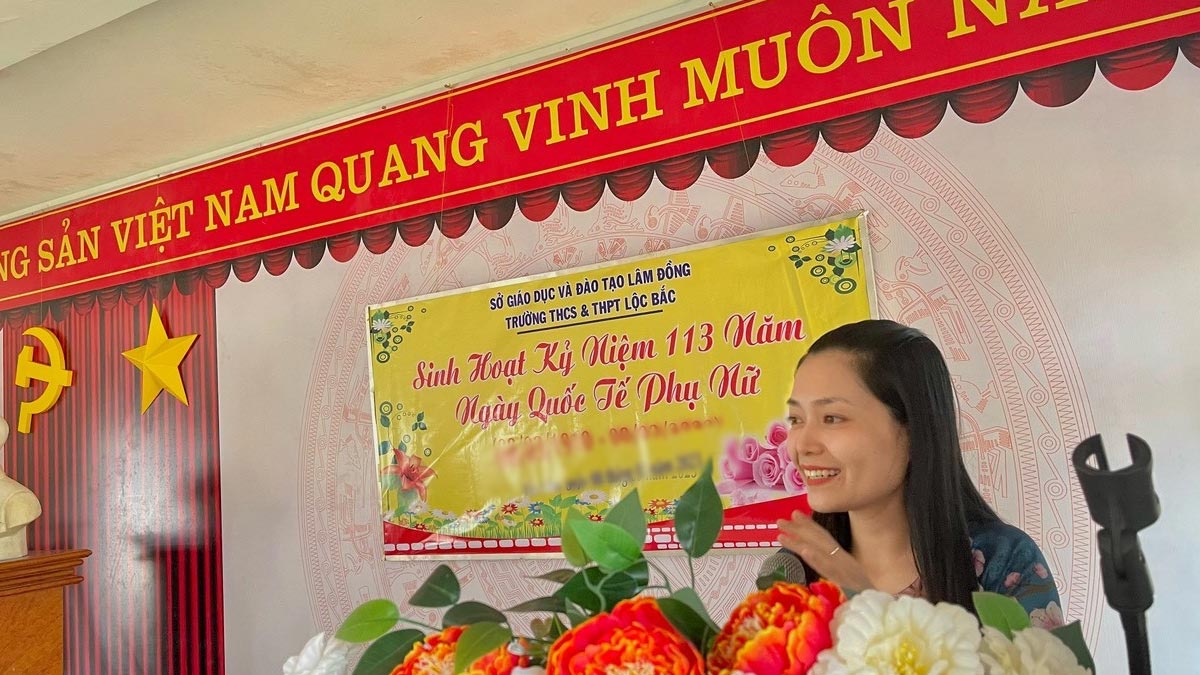 Lời dẫn chương trình 8/3 ở trường