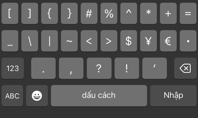 Tích hợp kí tự đặc biệt, số, và chữ cái in hoa/thường