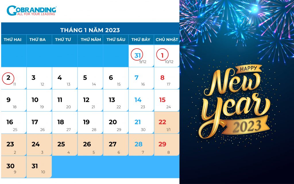 Công chức nhà nước được nghỉ Tết tây 2023 bao nhiêu ngày?