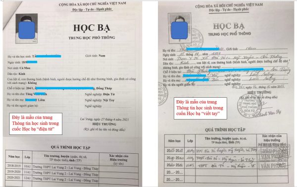 Mất Học Bạ Cấp 3 Và Cách Làm Lại Đơn Giản