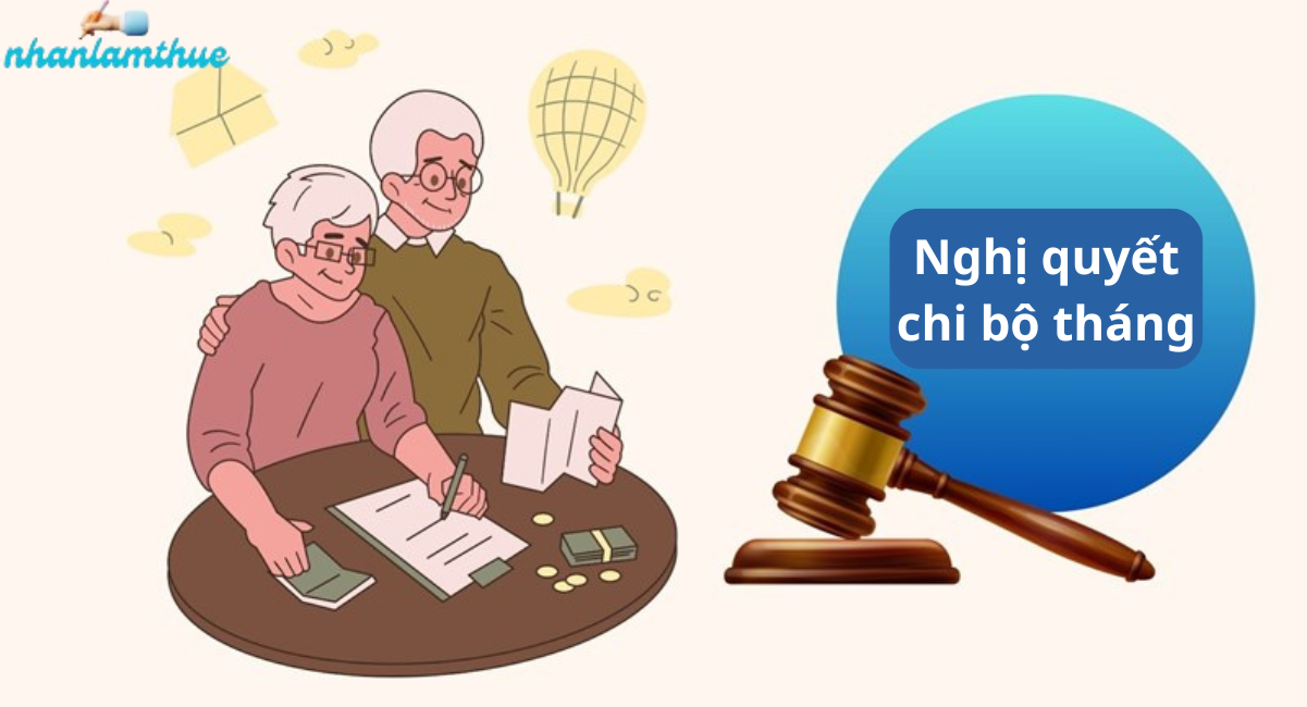 Hướng dẫn cách viết Mẫu nghị quyết chi bộ tháng chi tiết, chuẩn quy định