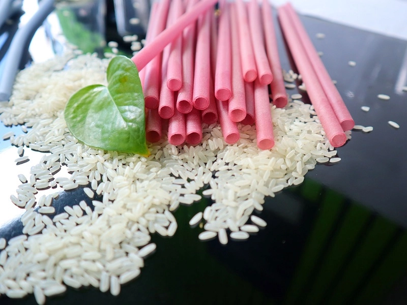 Sản phẩm ống hút gạo hữu cơ