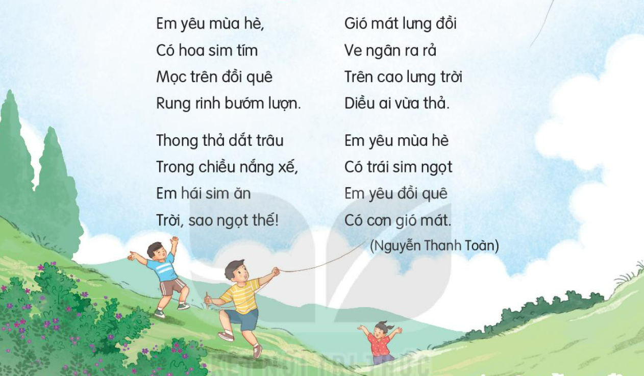 Nghe - viết: Em yêu mùa hè
