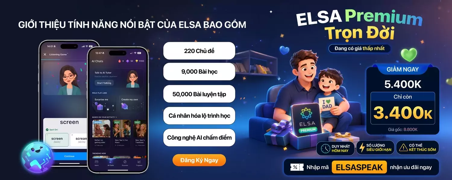 o doc tieng anh la gi