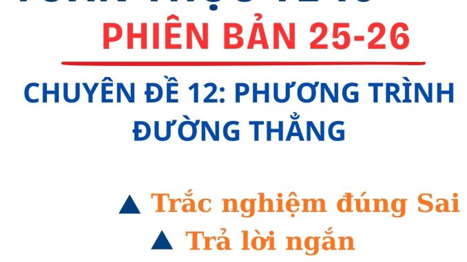 phuong trinh duong tron lop 12