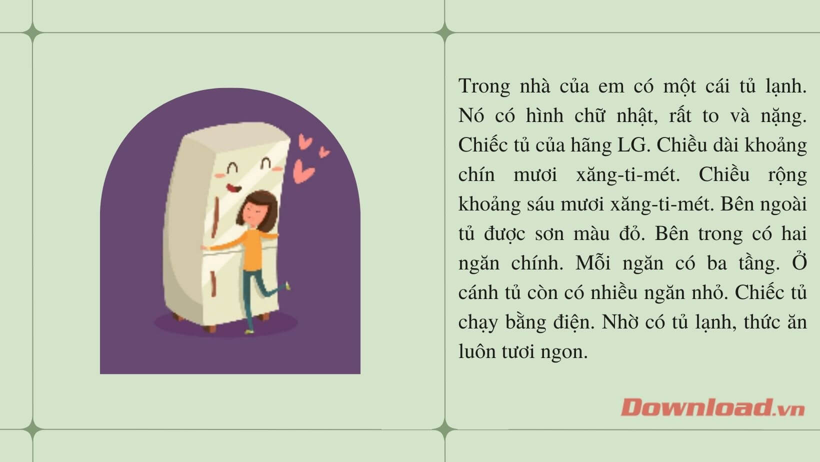 Tả đồ vật lớp 2