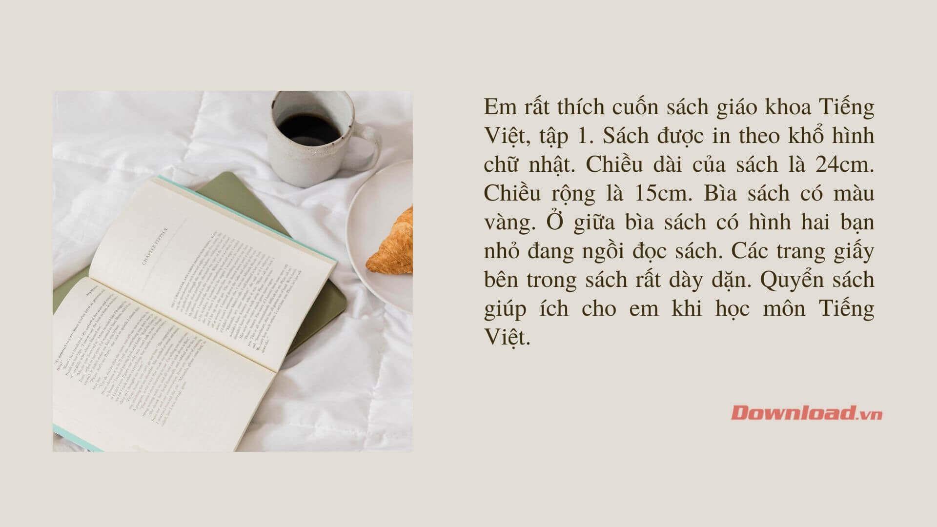 Viết đoạn văn tả đồ vật lớp 2
