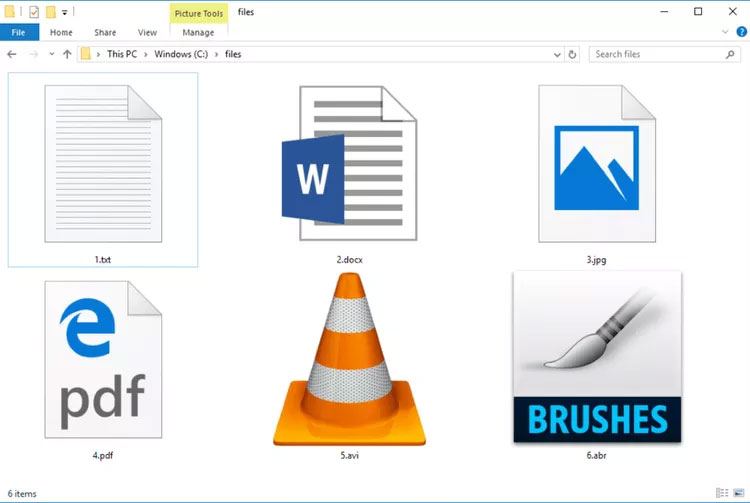 Bỏ chọn hộp Hide extensions for known file types