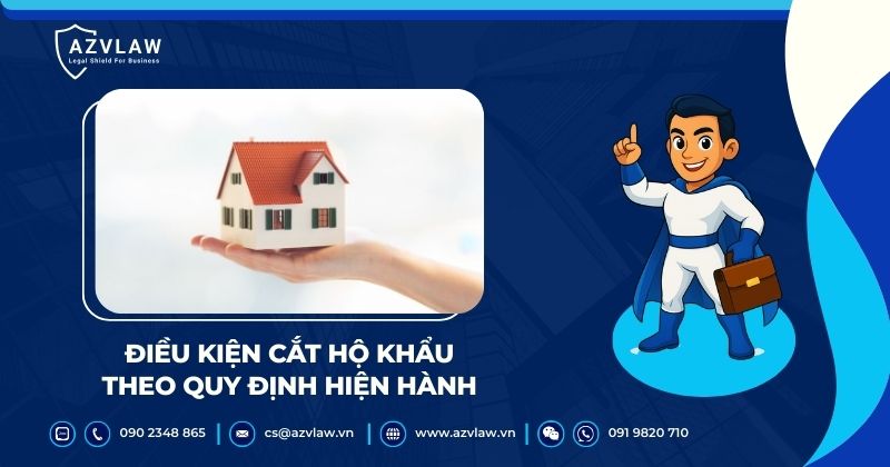 Điều kiện cắt hộ khẩu theo quy định hiện hành