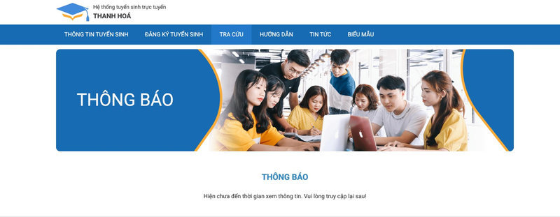 Hệ thống sẽ sớm cập nhật ngay khi có điểm thi chính thức