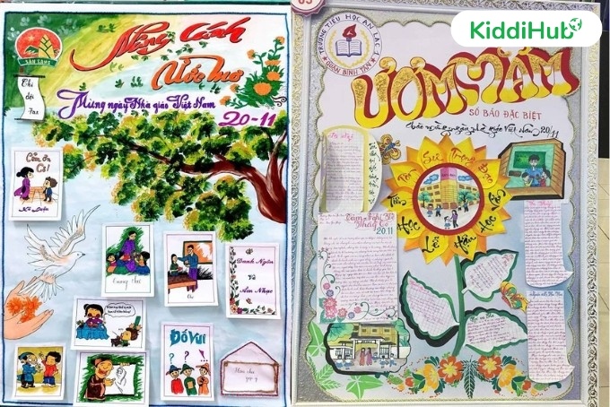 trang tri vien giay a4 ve tay 13