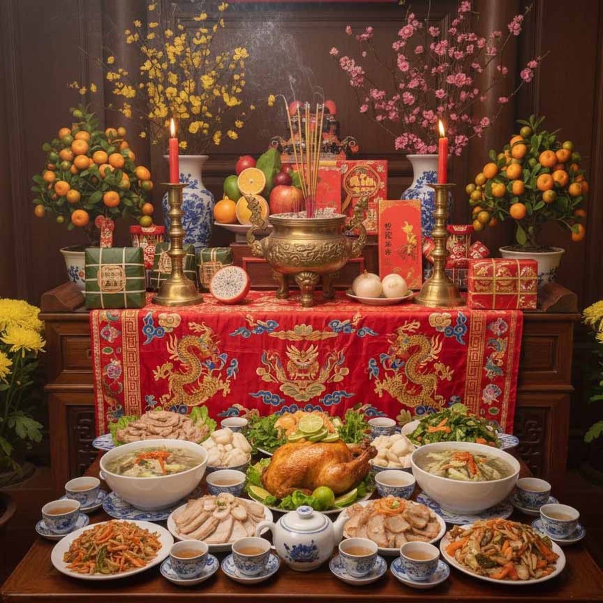 Bài văn khấn tất niên cuối năm chuẩn nhất, dễ đọc dễ cúng