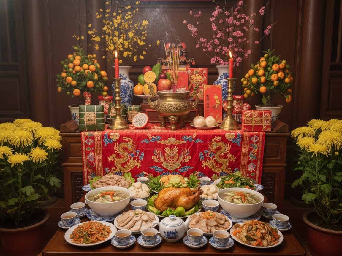 Bài văn khấn tất niên cuối năm chuẩn nhất, dễ đọc dễ cúng