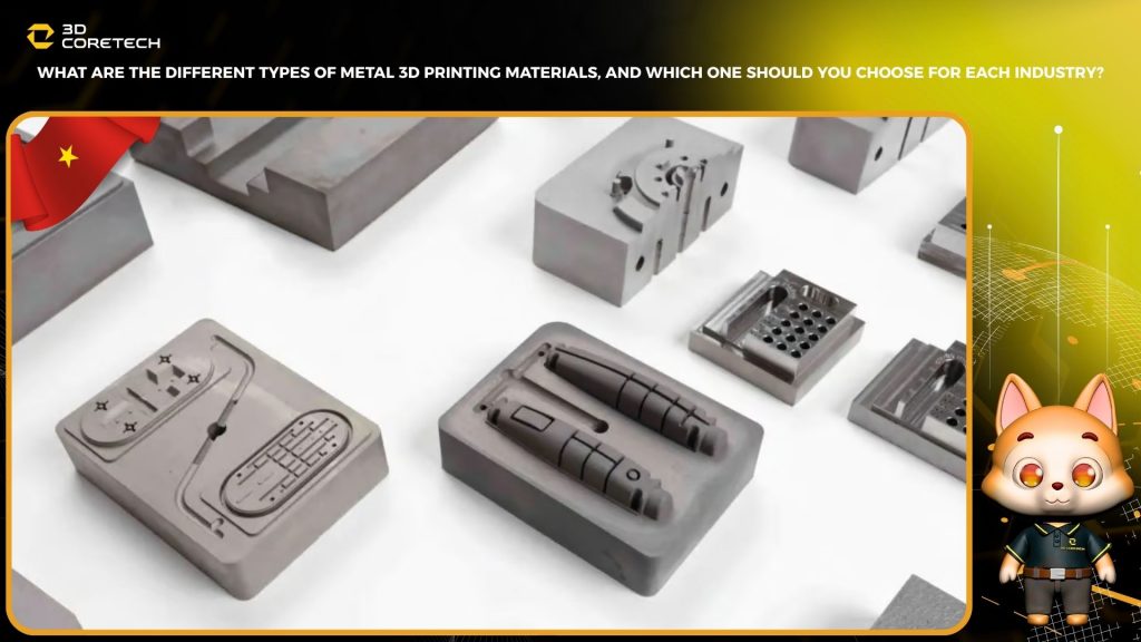 Vật liệu in 3D kim loại gồm những gì và nên chọn loại nào cho từng ngành?
