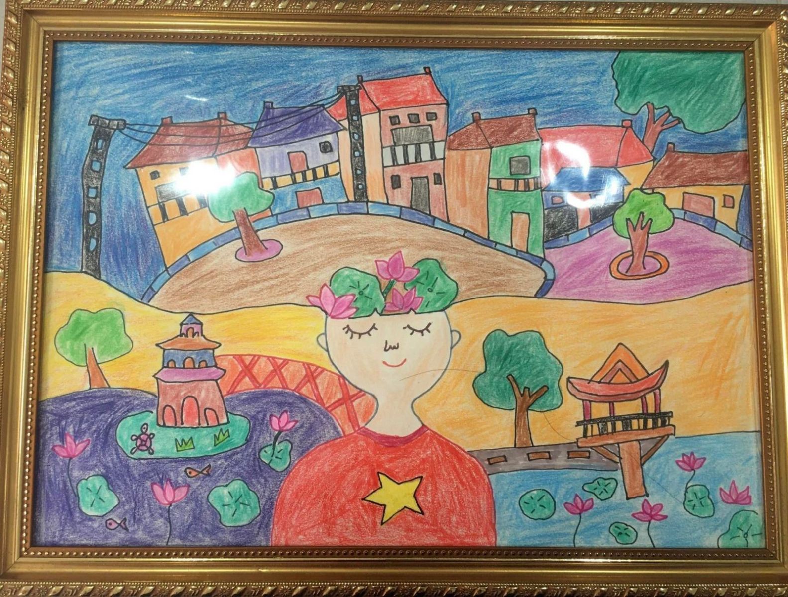 ve tranh chu de ha noi trong em 1