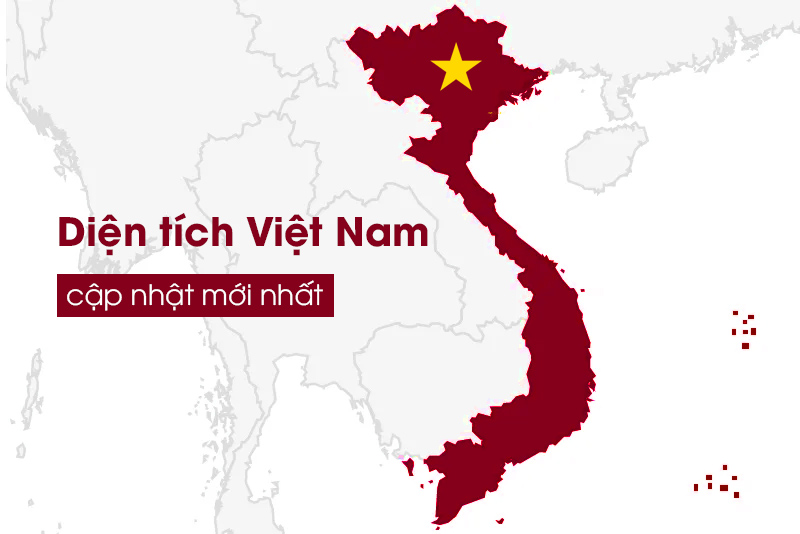 Diện tích Việt Nam trên bản đồ