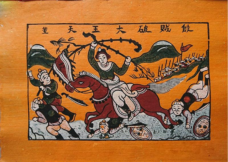 Đặc điểm tranh Đông Hồ Thánh Gióng