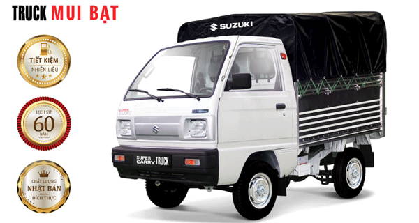 xe tải suzuki mui bạt, xe tải suzuki 500kg mui bạt
