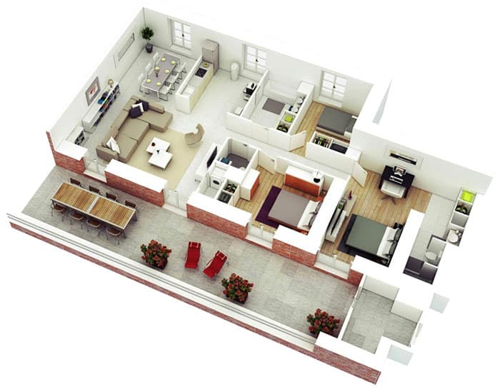 Tranh vẽ 2d chân thật cho các bé phát triển trí tưởng tượng