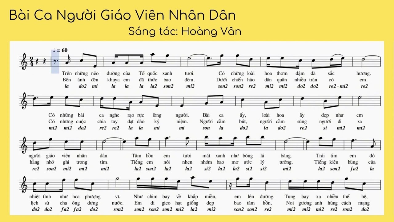 Bài hát về giáo viên