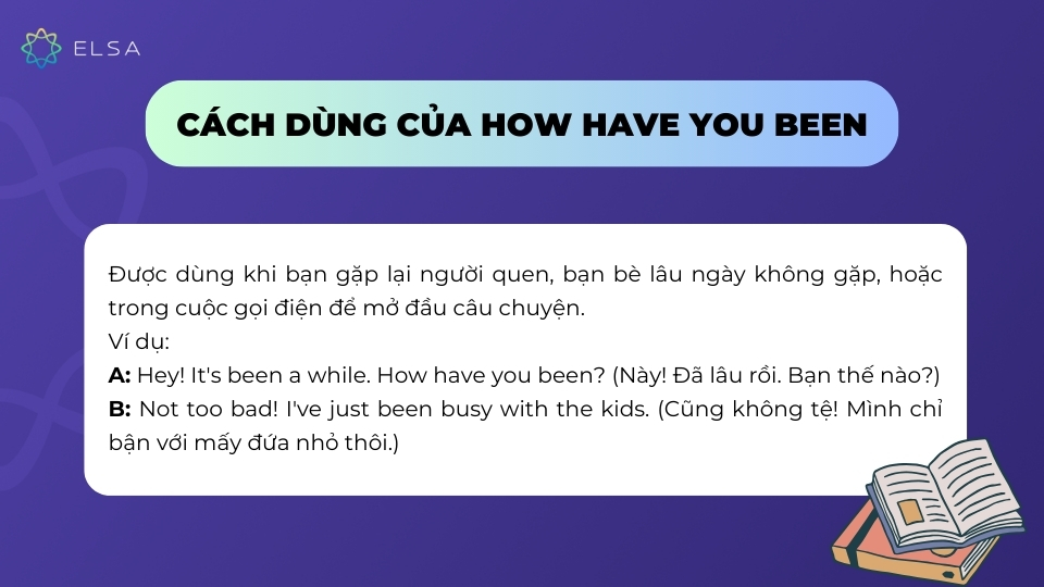 Các cách trả lời How have you been