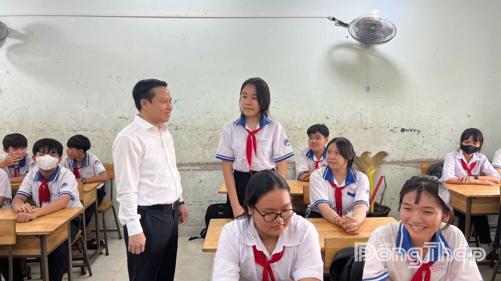 Trên 99% học sinh Đồng Tháp trở lại trường sau tết