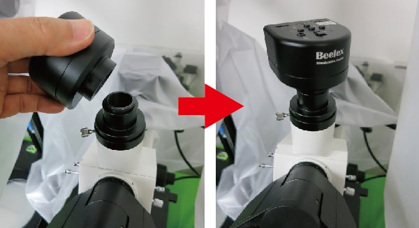 Cách lắp camera cho kính hiển vi dễ thực hiện