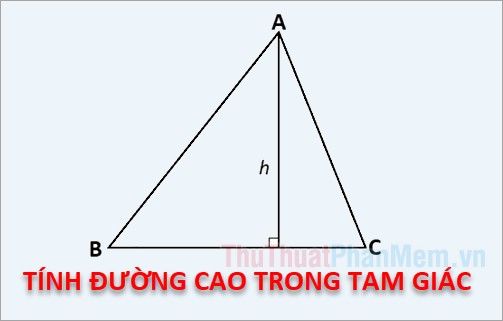 cach tinh duong cao trong tam giac thuong