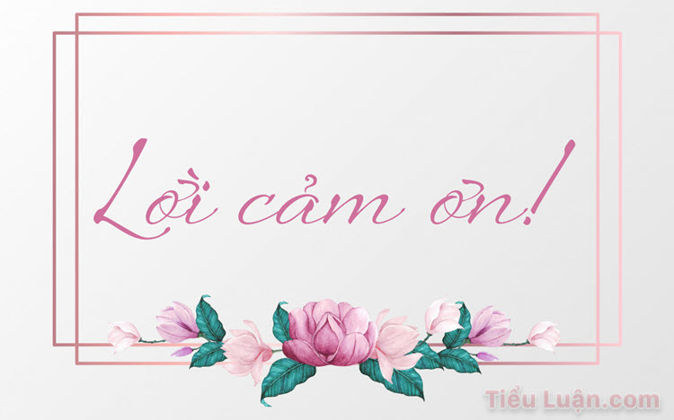 20+ Mẫu lời cảm ơn trong tiểu luận hay nhất