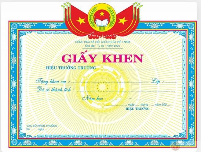 chế ảnh giấy khen