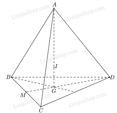 Cho tứ diện đều ABCD, gọi M là trung điểm của cạnh BC.