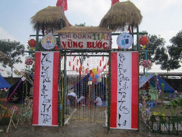 Mẫu cổng trại 26/3 đẹp nhất