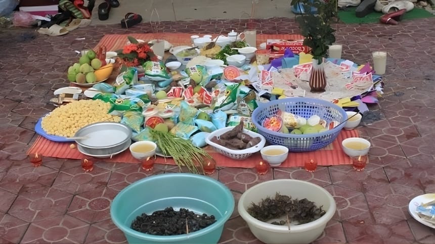 Mẫu văn khấn phóng sinh ốc vào mùng 1, ngày rằm