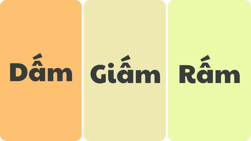 Nhận biết dấm giấm và rấm