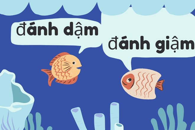 Cách viết đánh giẫm và đánh dậm