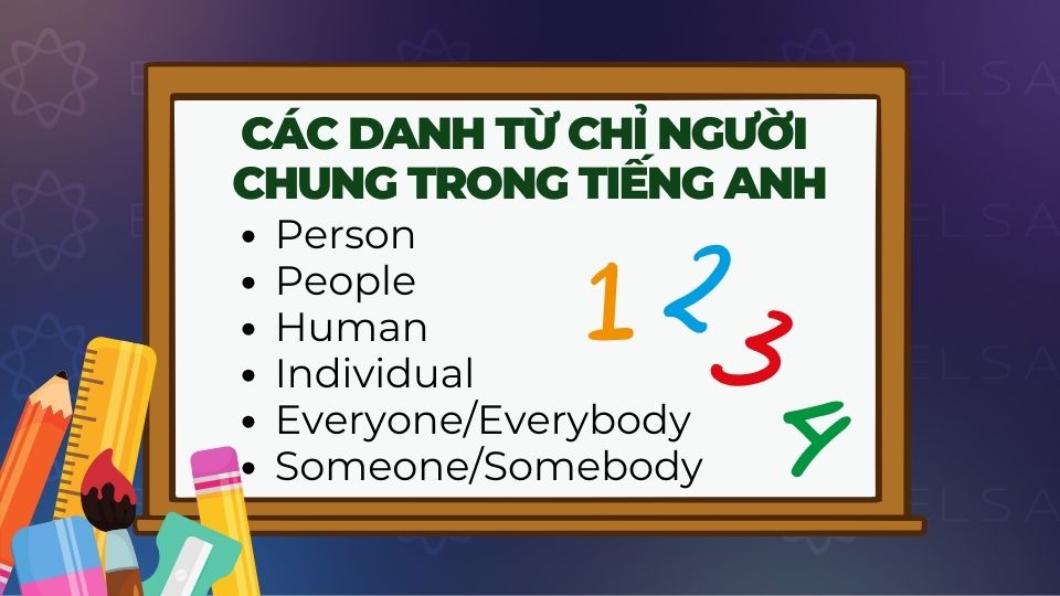 Các danh từ chỉ người chung trong tiếng Anh