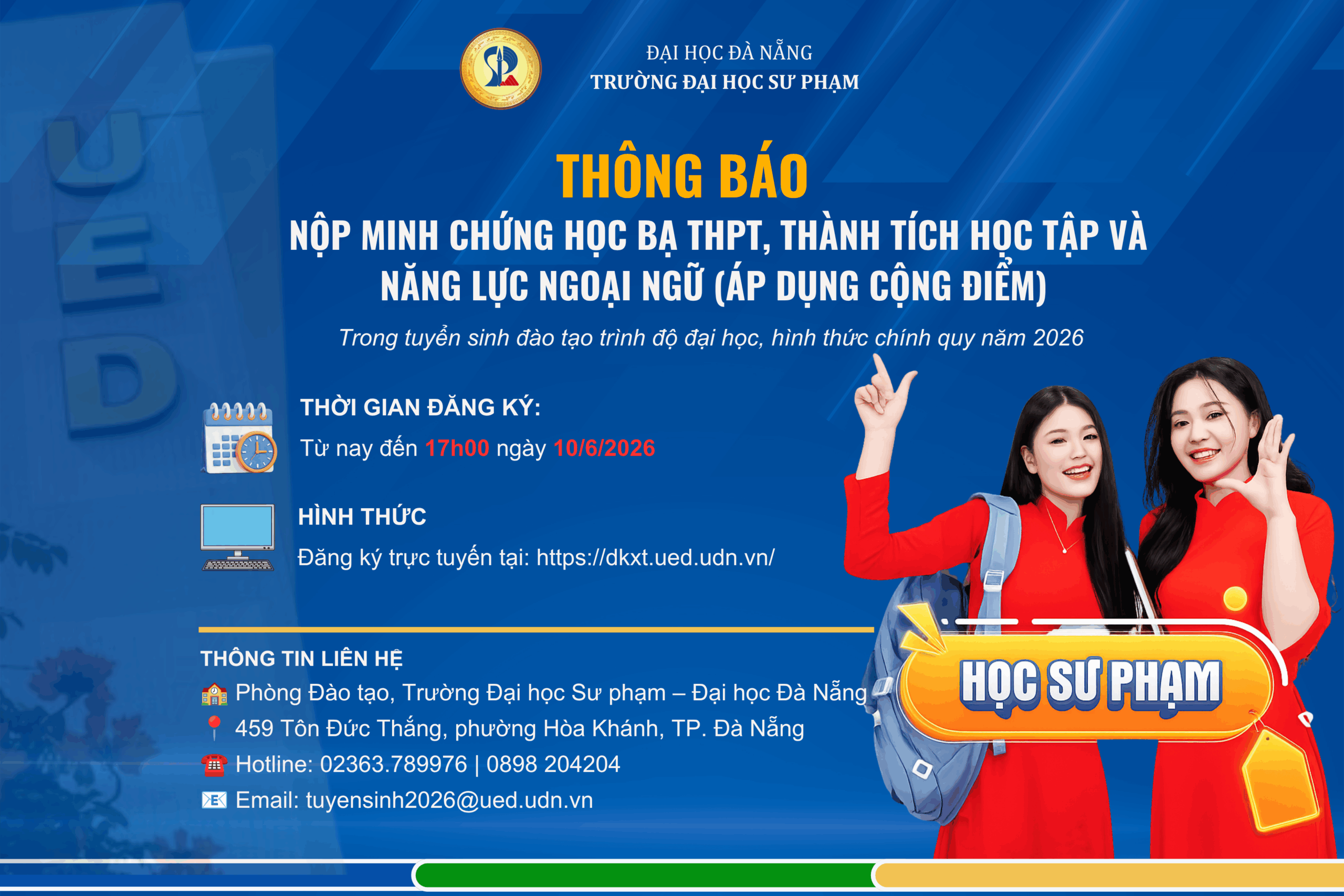 diem dai hoc su pham da nang