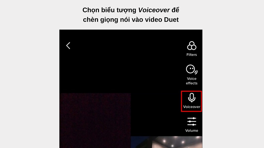 Chèn giọng nói vào video Duet