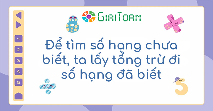 Tìm x lớp 3