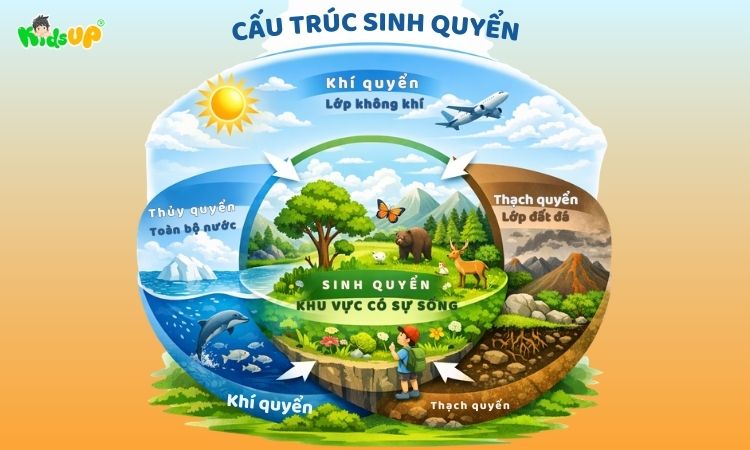 Ảnh mô phỏng cấu trúc của sinh quyển