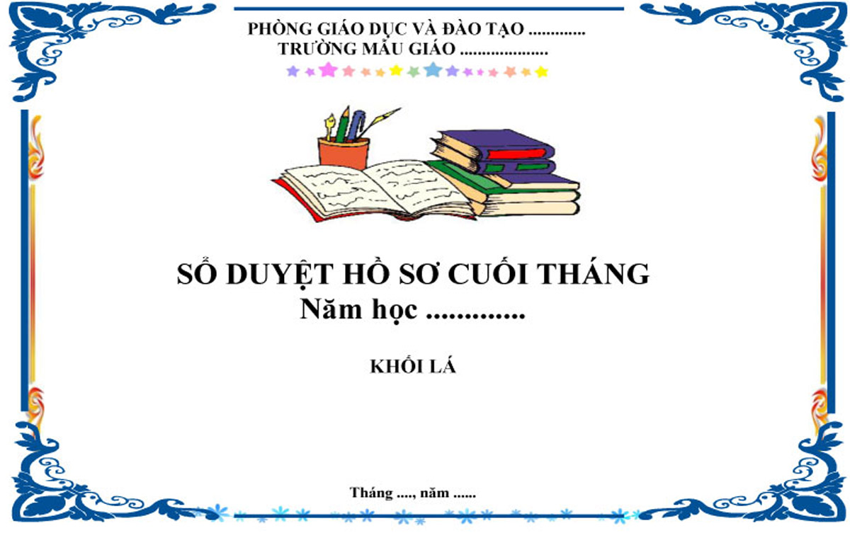 Một số mẫu bìa giáo án đẹp nhất hiện nay