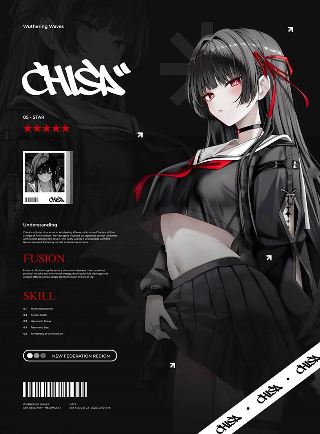Nhân vật nữ cực khét trong game Wuthering Waves