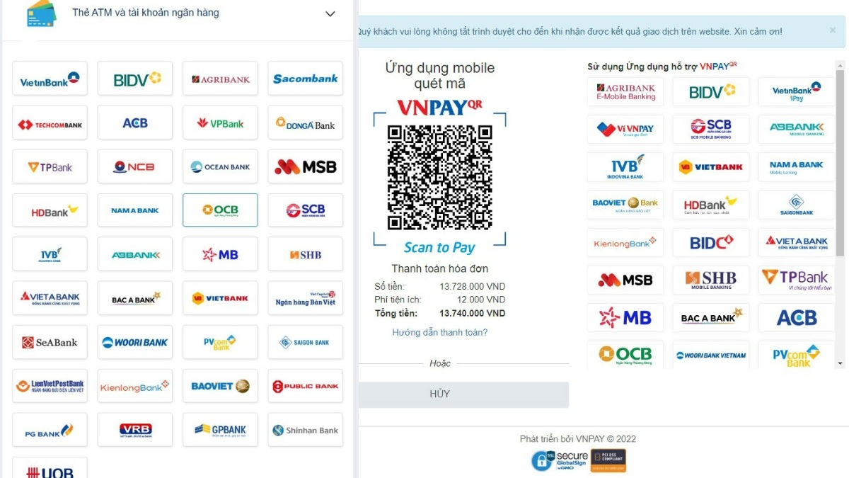 Cách đóng học phí cho trường Đại Học Sư Phạm TPHCM qua cổng VNPAY