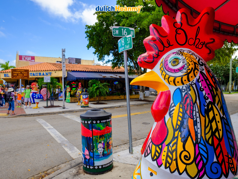 Khu phố Little Havana đa dạng văn hóa tại Miami