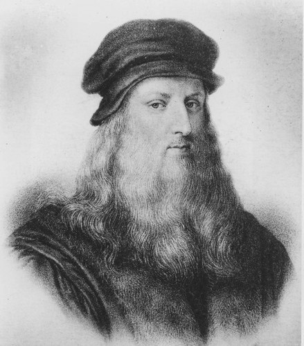 Chân dung Đại danh họa Leonardo da Vinci.